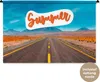MuchoWow® Wandteppich Wandbehang Autoreise - Amerika - Produktbild-Vorschau 1