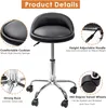 display4top Czarny regulowany hydrauliczny stołek salonowy Podgląd zdjęcia produktu 8