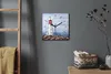 Coloray Uhr auf Leinwand 30x30 cm Wand Uhr Dekoration Produktbild-Vorschau 4