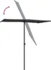 vidaXL Parasol avec mât en aluminium 180x110 cm noir Voir les images du produit 6