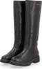 A pair of black leather boots on a white background. Náhled obrázku produktu