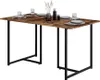 Esstisch Vicco Merido Eiche rustikal/Schwarz 140 x 80 cm, Produktbild-Vorschau 5