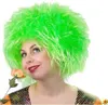 Wuschelkopf Perücke Nina neon-grün für Damen Kostüm-Zubehör SALE Fasching Karneval Mottoparty 80er 90er Accessoire Neon-Party Produktbild-Vorschau