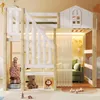 OKWISH Lit Mezzanine 140x200 cm, Lit Enfant et Ado, avec Voir les images du produit 2