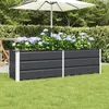 vidaXL Bac à plantes Anthracite 160 x 40 x 45 cm Acier Voir les images du produit 3