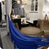 KRUMAD Hängematte Outdoor Boho-Stil 190x150 cm Blau 120 kg Produktbild-Vorschau 7