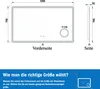 Badspigel mit Steckdose 120×70cm Bluetooth LED Produktbild-Vorschau 10