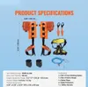 Skoby pro lezení na stromech - Oranžové - 335,28-431,8 mm - Náhled obrázku produktu 7