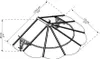 Palram - Canopia Vordach Iris 1780 schwarz 125x175 cm Produktbild-Vorschau 7