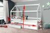 Kinderbett Massiv Hausbett Hochbett Spielbett Jugendbett Produktbild-Vorschau 3