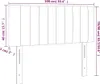 vidaXL LED Kopfteil Taupe 100x5x78/88 cm Stoff Produktbild-Vorschau 6
