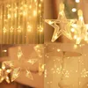 Salcar 2*1m 108 LED con 12 stelle luci natalizie per Anteprima dell’immagine prodotto 2