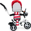 Auvent rotatif de tricycle, roues en caoutchouc durables Voir les images du produit 3