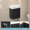 doporro Badmöbelset Waschbecken-Unterschrank für Gäste-WC Produktbild-Vorschau 6