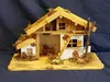Wurm - Krippenhaus mit LED Beleuchtung  aus Kiefernholz, Produktbild-Vorschau 1