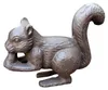 Gusseisen Eichhörnchen Gartenfigur Antikbraun Landhaus 13,5 Produktbild-Vorschau 1