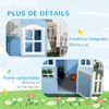 Outsunny Maison enfant exterieur cabane de jeu pour enfant Voir les images du produit 7