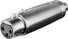 XLR Adapter, Cinch Buchse > XLR Buchse 3Pin Produktbild-Vorschau 1