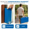 CASARIA® Camping Klapptisch Set mit 4 Stühlen Campingtisch Produktbild-Vorschau 3
