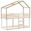 vidaXL Tetto per lettino 203x95,5x142 cm in legno di pino Anteprima dell’immagine prodotto 3
