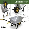 Brouette Strend Pro Premium Fortis BLACK ES, roue Voir les images du produit 9