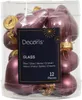 Christbaumkugeln Altpink Herzform 6 x glänzend & 6 x matt Produktbild-Vorschau 3