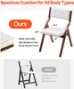 Comparison of two chairs, highlighting features of one and showing the other as an example of 'others'. Podgląd zdjęcia produktu
