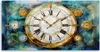 Leinwandbild Vintage-Uhr Türkis 100x50 Feeby Türkis bild Produktbild-Vorschau 3