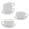 1.04 Set Cappuccino Tassen & Untersetzer - 4er Set - Kaffee Produktbild-Vorschau 1