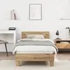 vidaXL Artisan dubový rám postele 203 x 95 x 70 cm materiál Náhled obrázku produktu 2