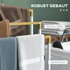kleankin Stojan na ručníky Samostatně stojící stojan na Náhled obrázku produktu 5