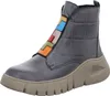 Gemini Damen Stiefelette geometrische Formen Reißverschluss Produktbild-Vorschau 4
