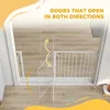 PawHut Hunde Türschutzgitter Treppenschutzgitter, 75-145 cm Produktbild-Vorschau 9