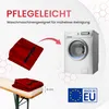 TexDeko Bierbankauflage 220x25x4cm mit Reißverschluss Rot Produktbild-Vorschau 5
