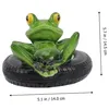 Teichdekorationen, Miniteich Deko Set Schwimmfrosch für Produktbild-Vorschau 7