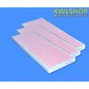 Three air filters are stacked on a blue background. Produktbild-Vorschau
