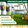 KESSER® Campingtisch Klapptisch faltbar & höhenverstellbar Produktbild-Vorschau 9