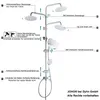 JOHO Colonna Doccia Acciaio Inox Senza Miscelatore Fori Anteprima dell’immagine prodotto 6