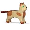 HOLZTIGER Katze aus Holz - stehend, klein Produktbild-Vorschau 3