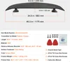SucceBuy 46,3 pouces GT Wing Autospoiler, aileron arrière Voir les images du produit 7