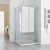 MIQU Duschkabine 90x80x197 cm Duschabtrennung Dusche 90cm Produktbild-Vorschau 1