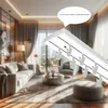 Doppelläufige Deckenschiene Elegance aus PVC, komplett mit Produktbild-Vorschau 2