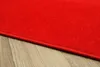 A close-up view of a red rug on a wooden floor. Náhled obrázku produktu