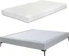 Lit double 'Lilla' avec matelas Lit rembourré avec housse Voir les images du produit 3