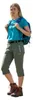 Pantaloni da trekking capri da donna CMP con cintura e Anteprima dell’immagine prodotto 4
