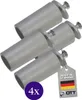 Rollladen-Stopper 40 mm [4 Stück] hellgrau | Anschlagpuffer Produktbild-Vorschau 1