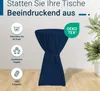 TexDeko Stehtischhussen Premium mit Schleifenband für Produktbild-Vorschau 4