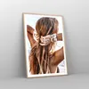 Gerahmtes Poster - Rahmen in heller Eiche - Haare Frau Produktbild-Vorschau 8