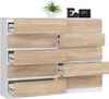 BDW, komoda z 10 szufladami, 160×40×121 cm, K160, biały / Podgląd zdjęcia produktu 4