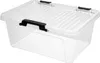 Scharnierboxen 11L 40x30x17cm Transparent Deckel Produktbild-Vorschau 1